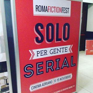  "Ma ora che è finita la serie che faccio?" Perfect quotation for a totally addicted this is #romafictionfest#roma#rome#series#serial#cinema#adriano#RFF15 