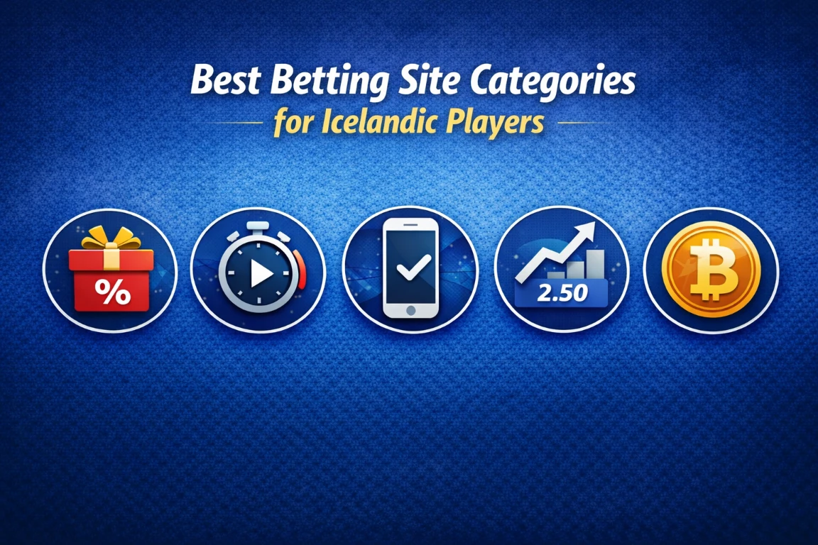 Best betting site categories for Icelandic players